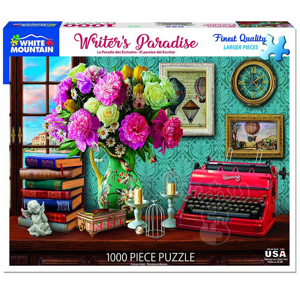 Writer’s Paradise Puzzle 1000pc - Lighten Up Shop