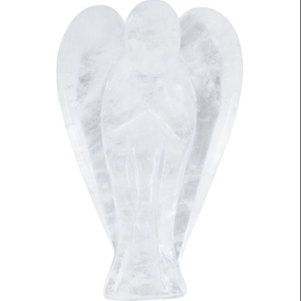 Clear Quartz Angel $18 - Lighten Up Shop