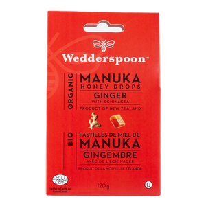 Manuka Honey Drops - Ginger with Echinacea - Lighten Up Shop