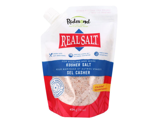 Redmond Real Salt Kosher Salt Pouch - 454g - Lighten Up Shop