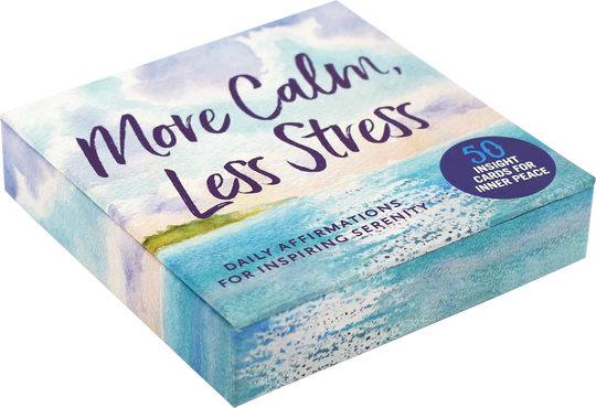 More Calm, Less Stress Affirmation Deck - Lighten Up Shop