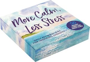More Calm, Less Stress Affirmation Deck - Lighten Up Shop