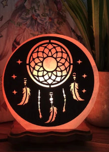 Dreamcatcher Salt Rock Lamp - Lighten Up Shop