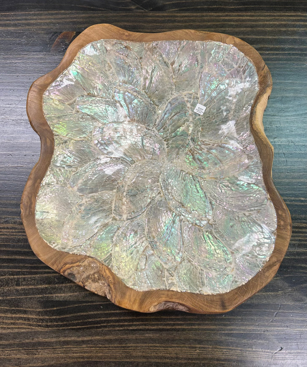 Abalone Shell and Wood Dish - Lighten Up Shop