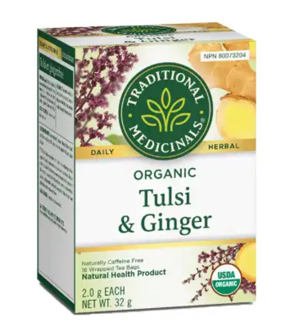 Traditional Medicinals Tulsi & Ginger Tea