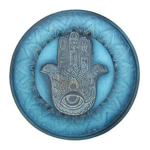 Blue Hamsa Incense Burner - Lighten Up Shop