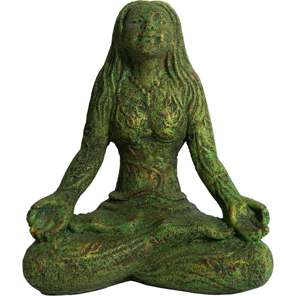 Mother Earth Volcanic Statue 9.75” - Lighten Up Shop