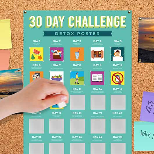 30 Day Challenge Poster - Lighten Up Shop