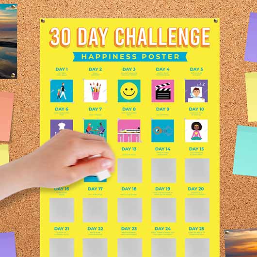 30 Day Challenge Poster - Lighten Up Shop