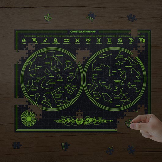 Constellation Glow in the Dark Puzzle - Lighten Up Shop