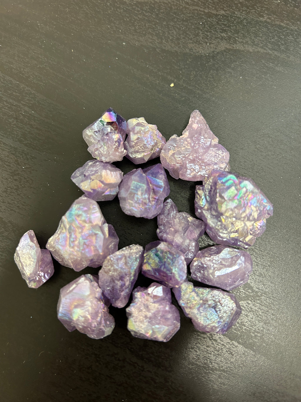 Amethyst Aura Quartz Loose Mini Points - Lighten Up Shop