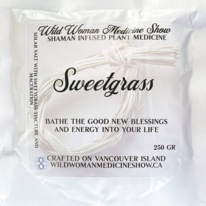 Sweetgrass Bath Treatment (250g) Wild Woman Medicine Show - Lighten Up Shop