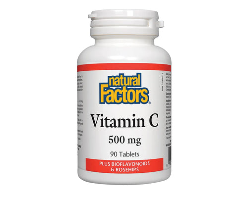 Vitamin C 500mg Plus Bioflavonoids and Rosehips 90 tablets - Lighten Up Shop