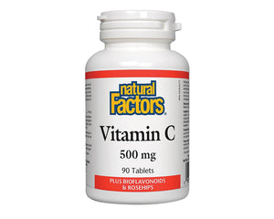 Vitamin C 500mg Plus Bioflavonoids and Rosehips 90 tablets - Lighten Up Shop