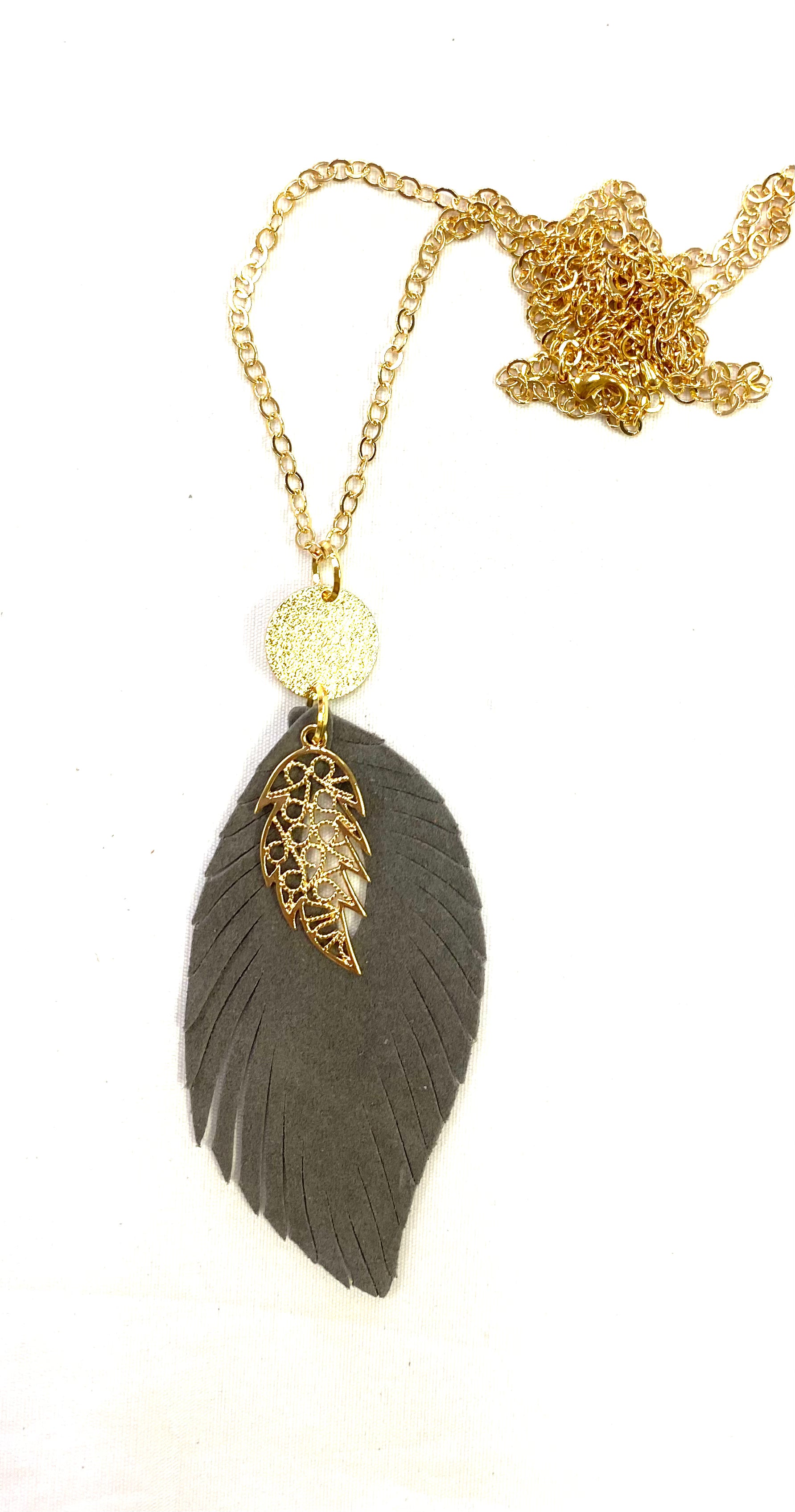 Boho Leather Necklace - Lighten Up Shop