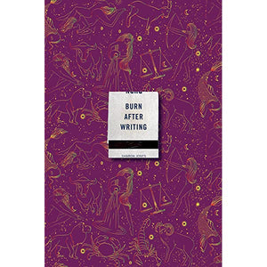Burn After Writing Journal (Purple Celestial) - Lighten Up Shop