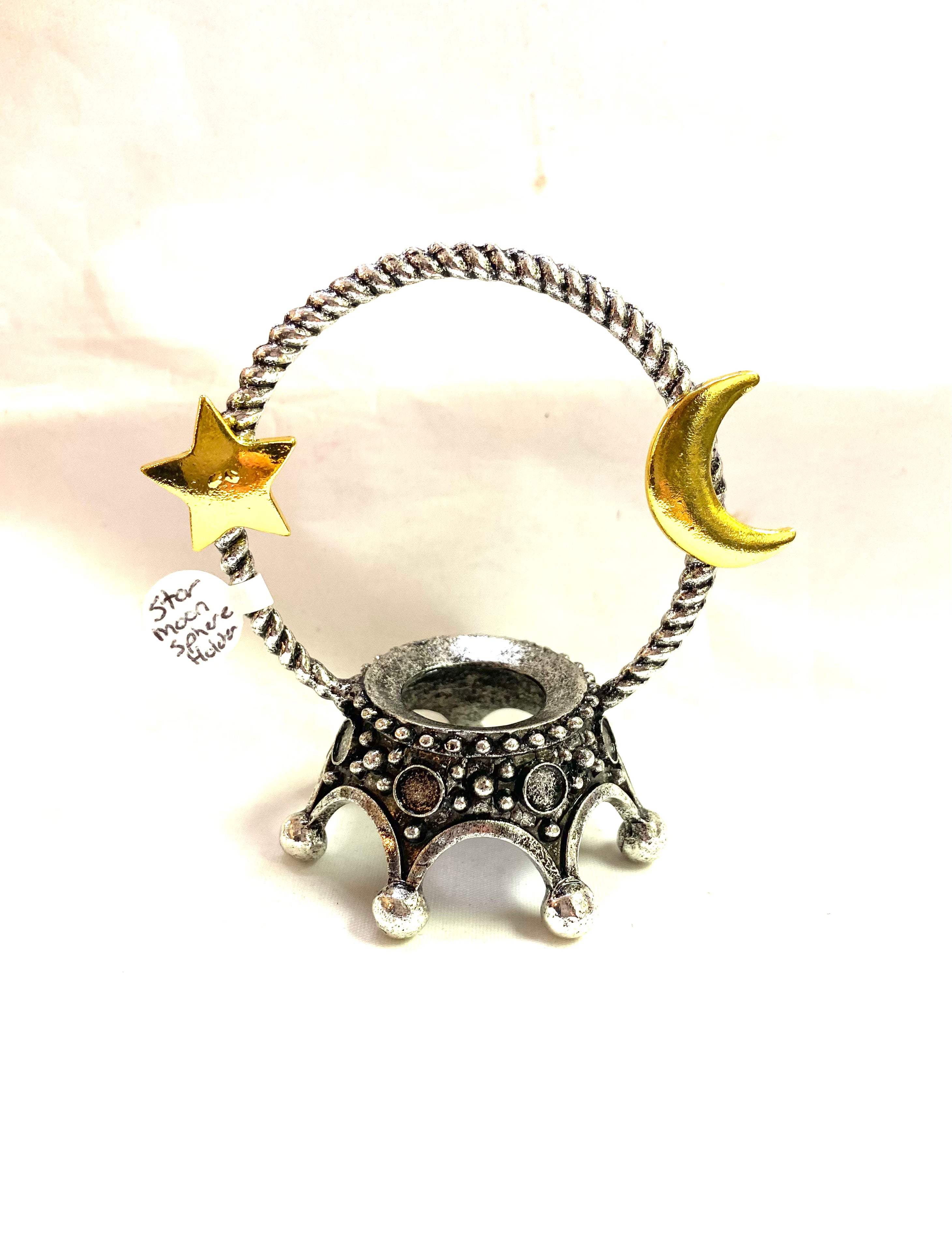 Star and Moon Sphere Stand Holder - Lighten Up Shop