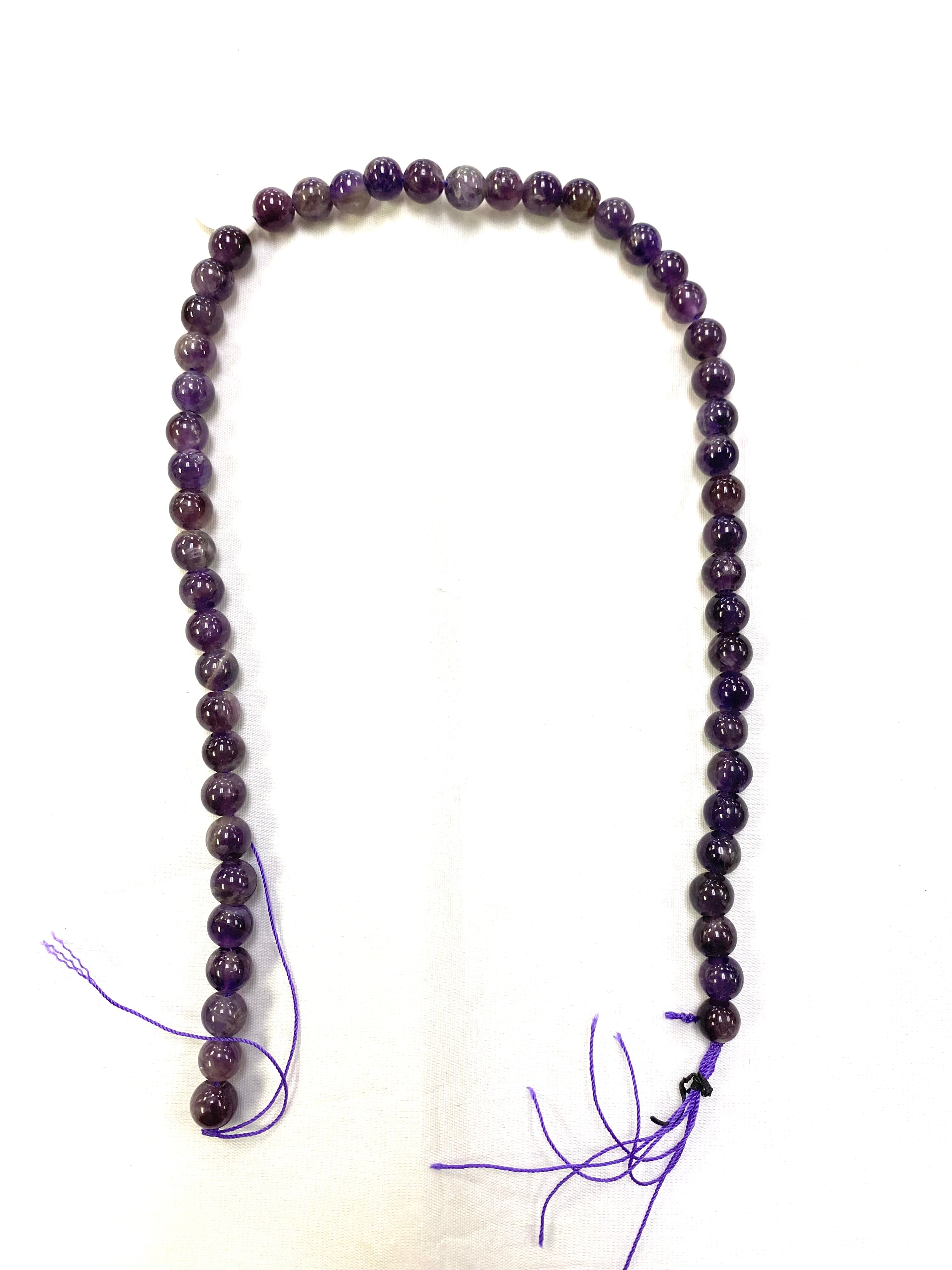Amethyst Bead Strand - Lighten Up Shop