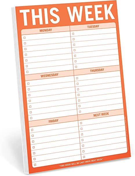 This Week Pad - Lighten Up Shop